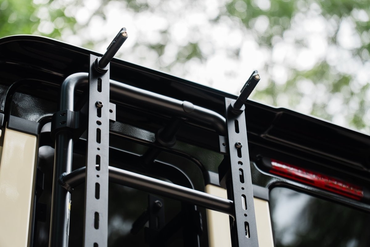 Rear Ladder - Mounted Recovery Board Carrier for INEOS Grenadier – Fits MaxTrax MKII, Lite & More - DVA Mechanics