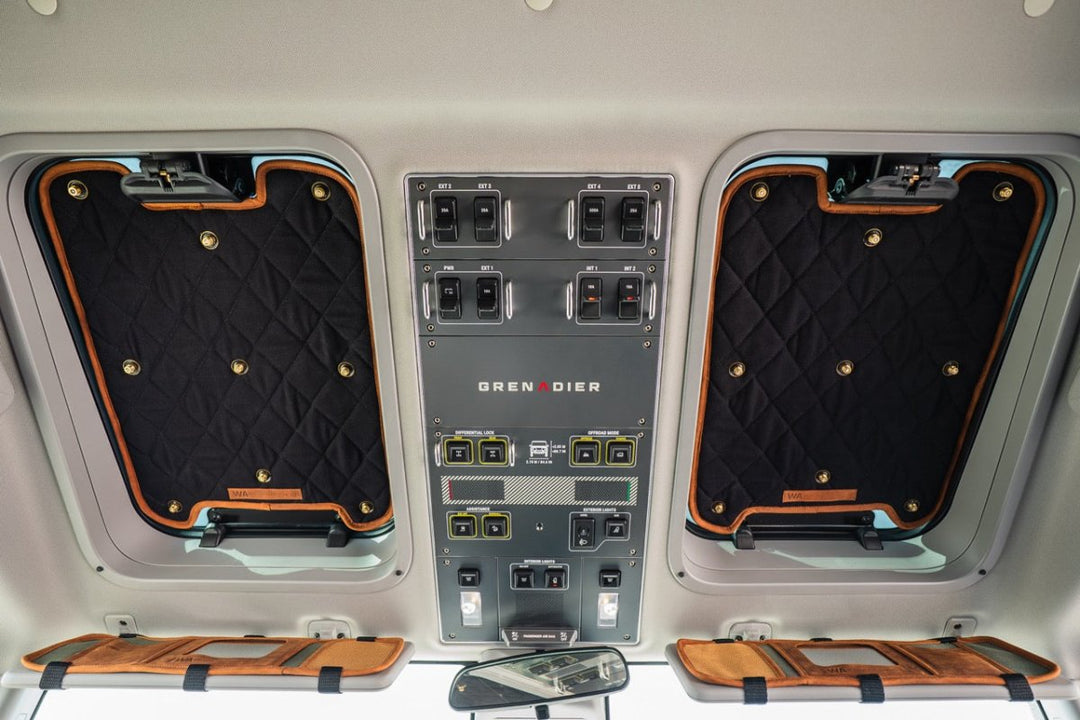 Safari Window Reflective Cover - Set of 2 - Made in Kenya for INEOS Grenadier - DVA Mechanics