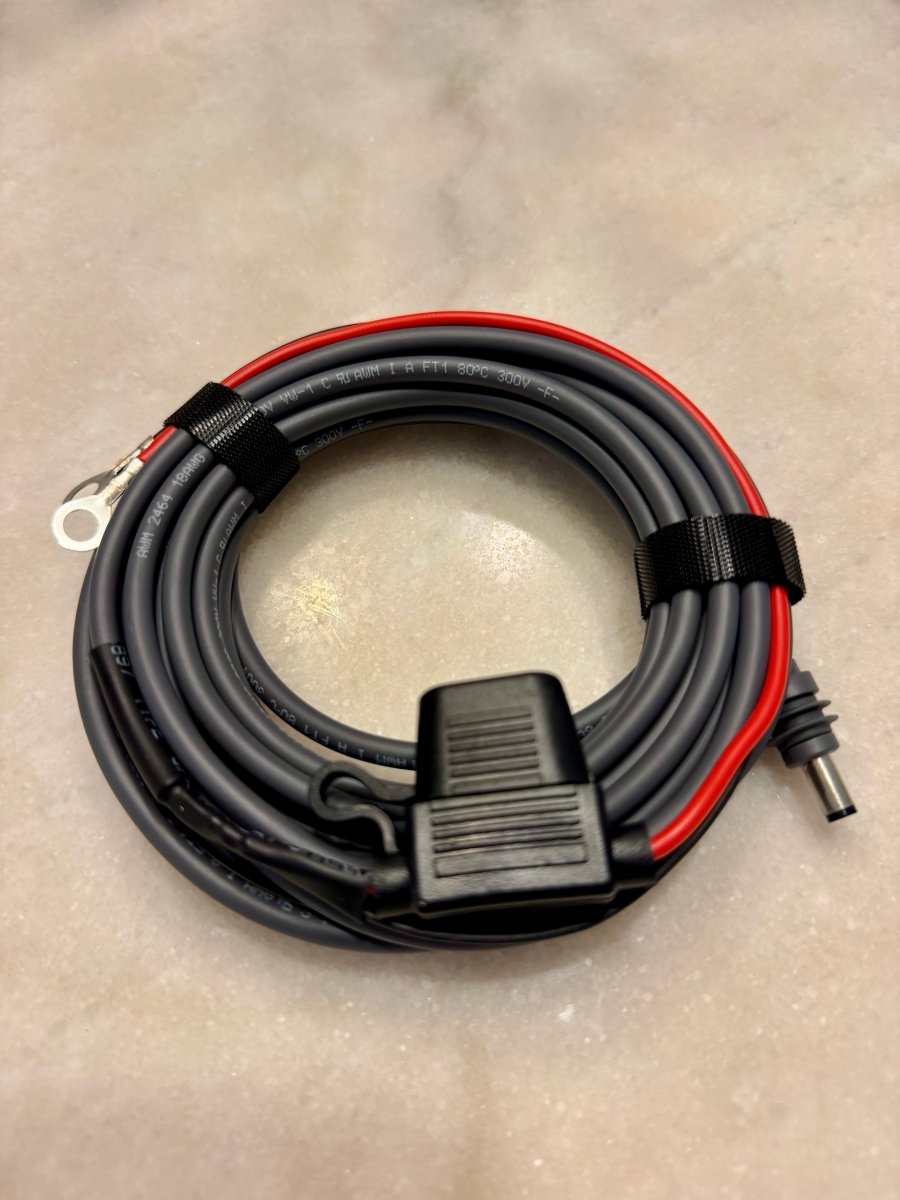 Starlink Mini Power Cable – 5M 18AWG DC to O - Ring Battery Terminal with Waterproof Connector - DVA Mechanics