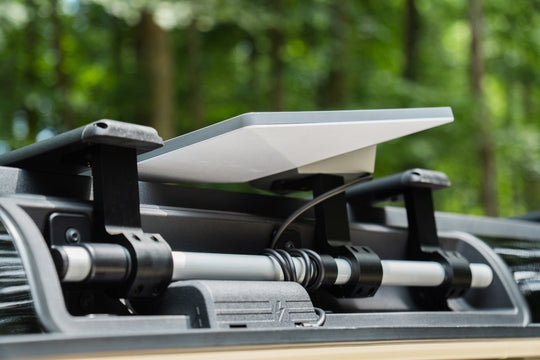Starlink Mini Roof Rail Mount v2 with Anti - Theft Kickstand for INEOS Grenadier - DVA Mechanics