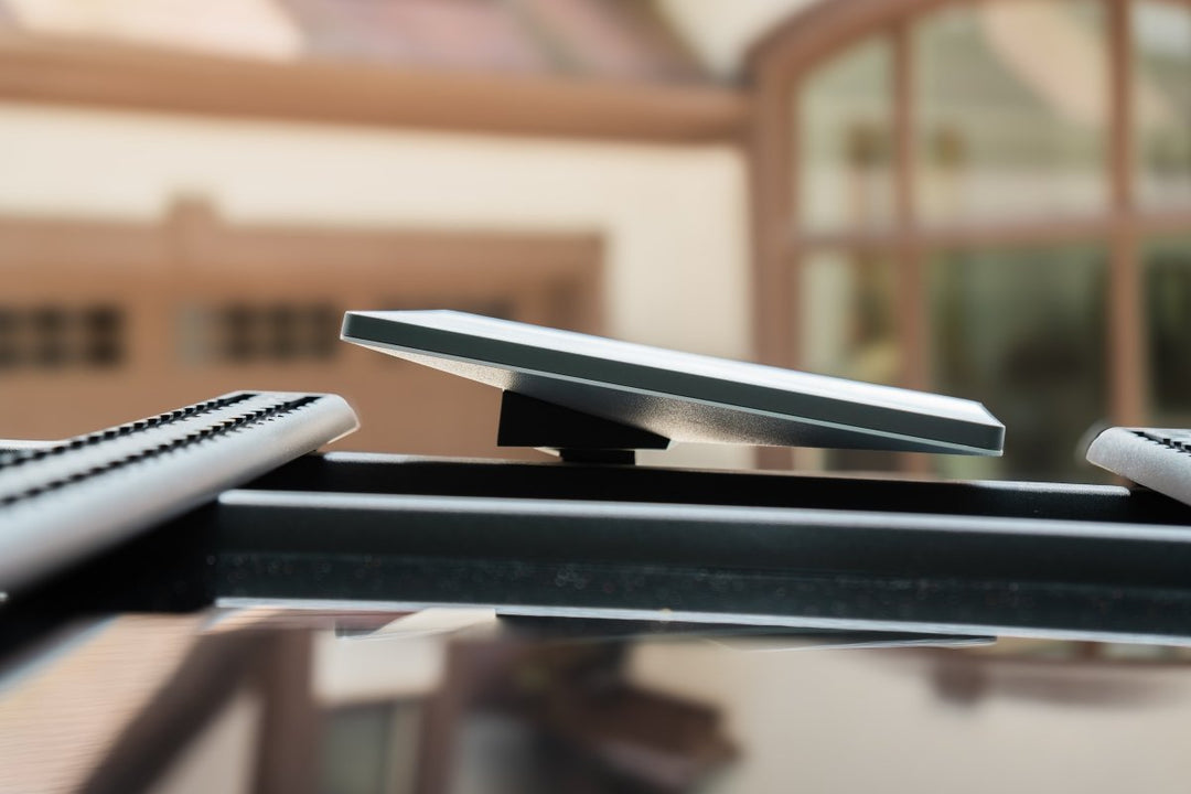 Starlink Mini Roof Rail Mount v2 with Anti - Theft Kickstand for INEOS Grenadier - DVA Mechanics