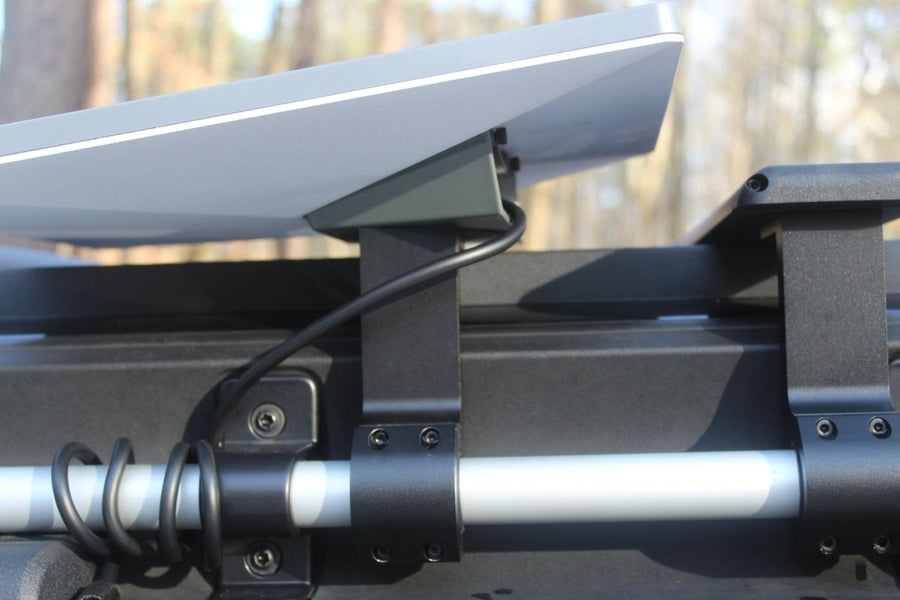 Starlink Mini Roof Rail Mount v2 with Anti - Theft Kickstand for Ineos Grenadier - DVA Mechanics
